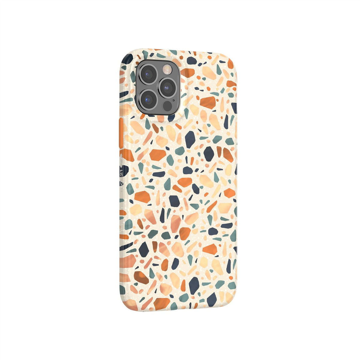 Eco Art - Apple iPhone 12/12 Pro Case - Terazzo Orange
