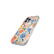 EvoArt - Apple iPhone 13 Pro Case MagSafe Compatible - Peach Tulip