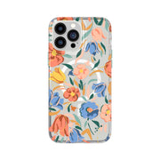 EvoArt - Apple iPhone 13 Pro Max Case MagSafe Compatible - Peach Tulip
