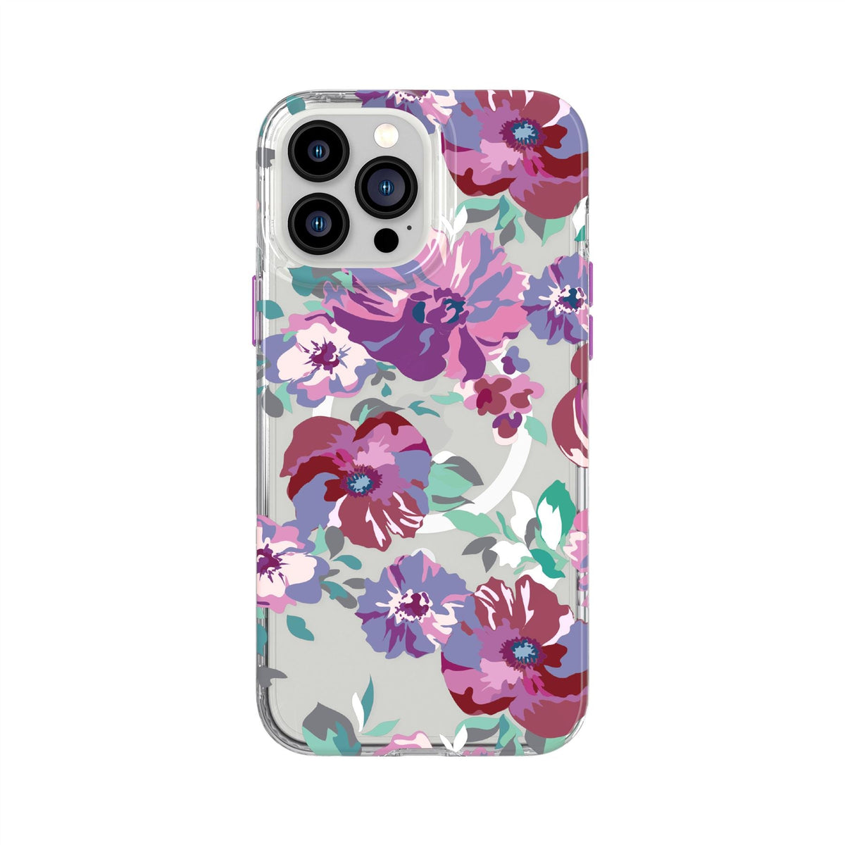 EvoArt - Apple iPhone 13 Pro Max Case MagSafe Compatible - Purple Anemone