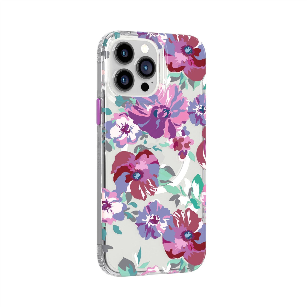 EvoArt - Apple iPhone 13 Pro Max Case MagSafe Compatible - Purple Anemone