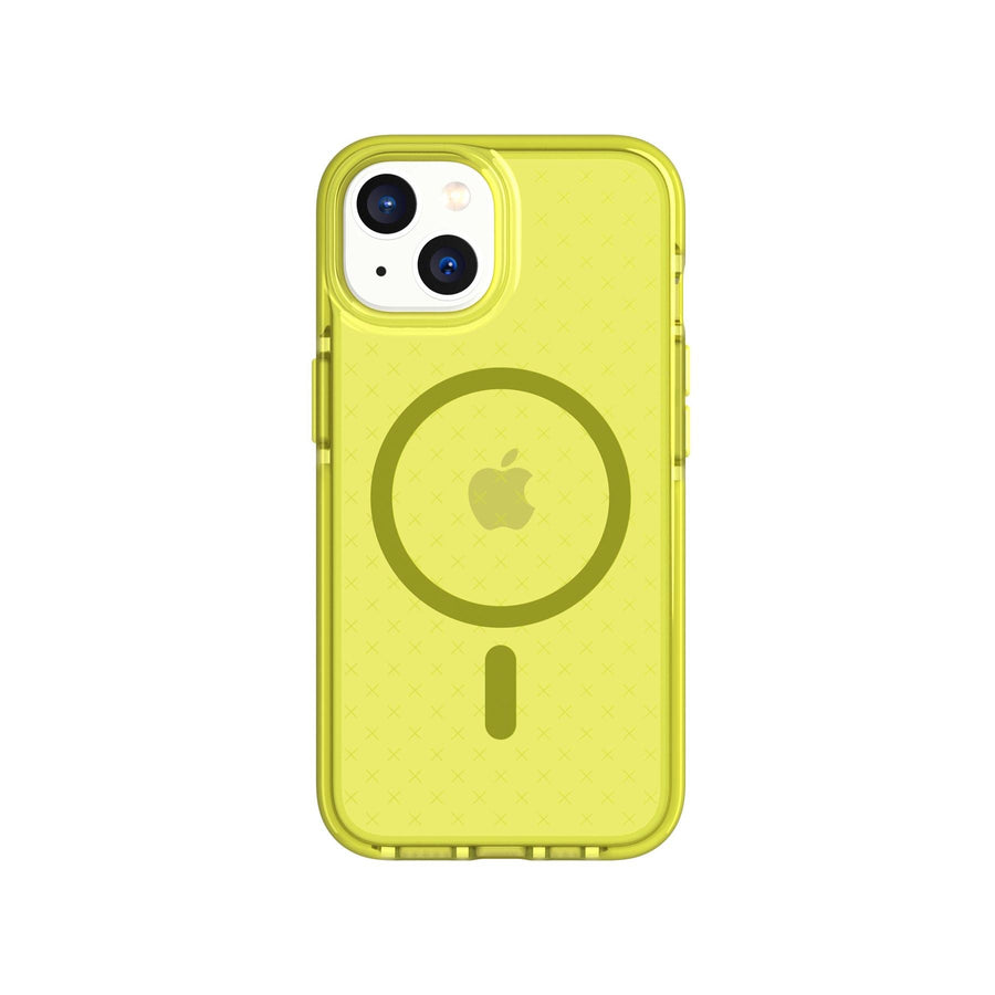 EvoCheck MagSafe - Apple iPhone 17e/16e/15/14/13 Case - Acid Yellow