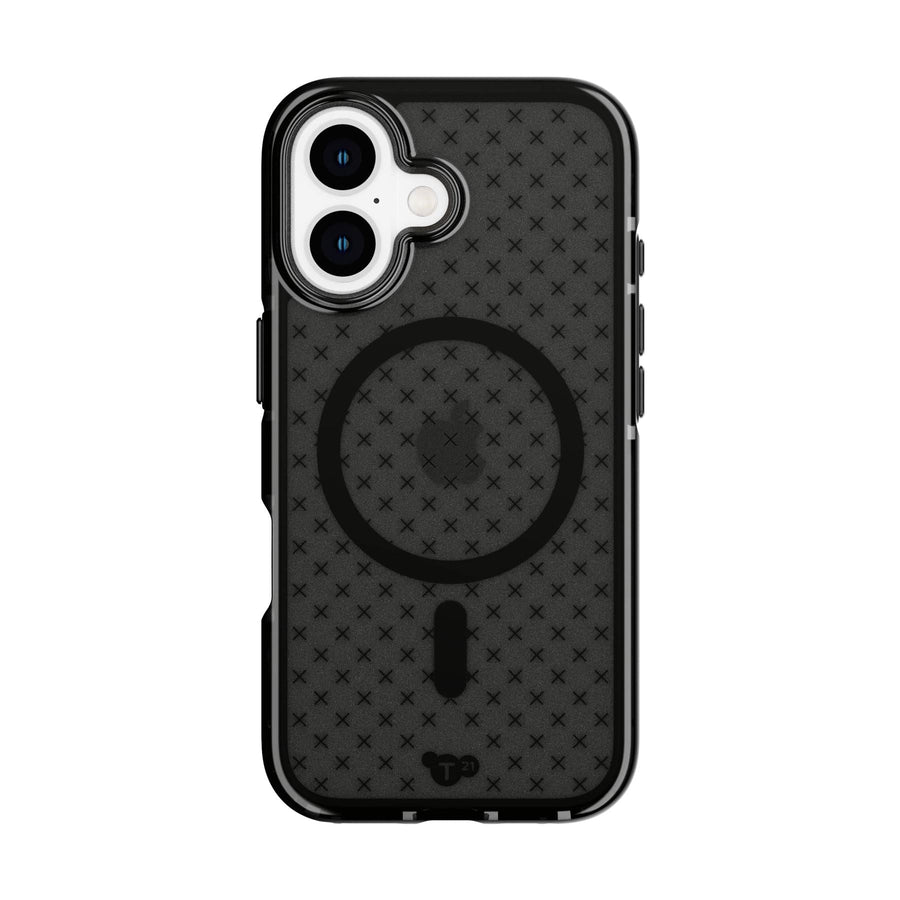 EvoCheck - Apple iPhone 16 Case MagSafe Compatible - Smokey/Black