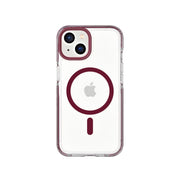EvoCrystal MagSafe - Apple iPhone 17e/16e/15/14/13 Case - Clear/Burgundy