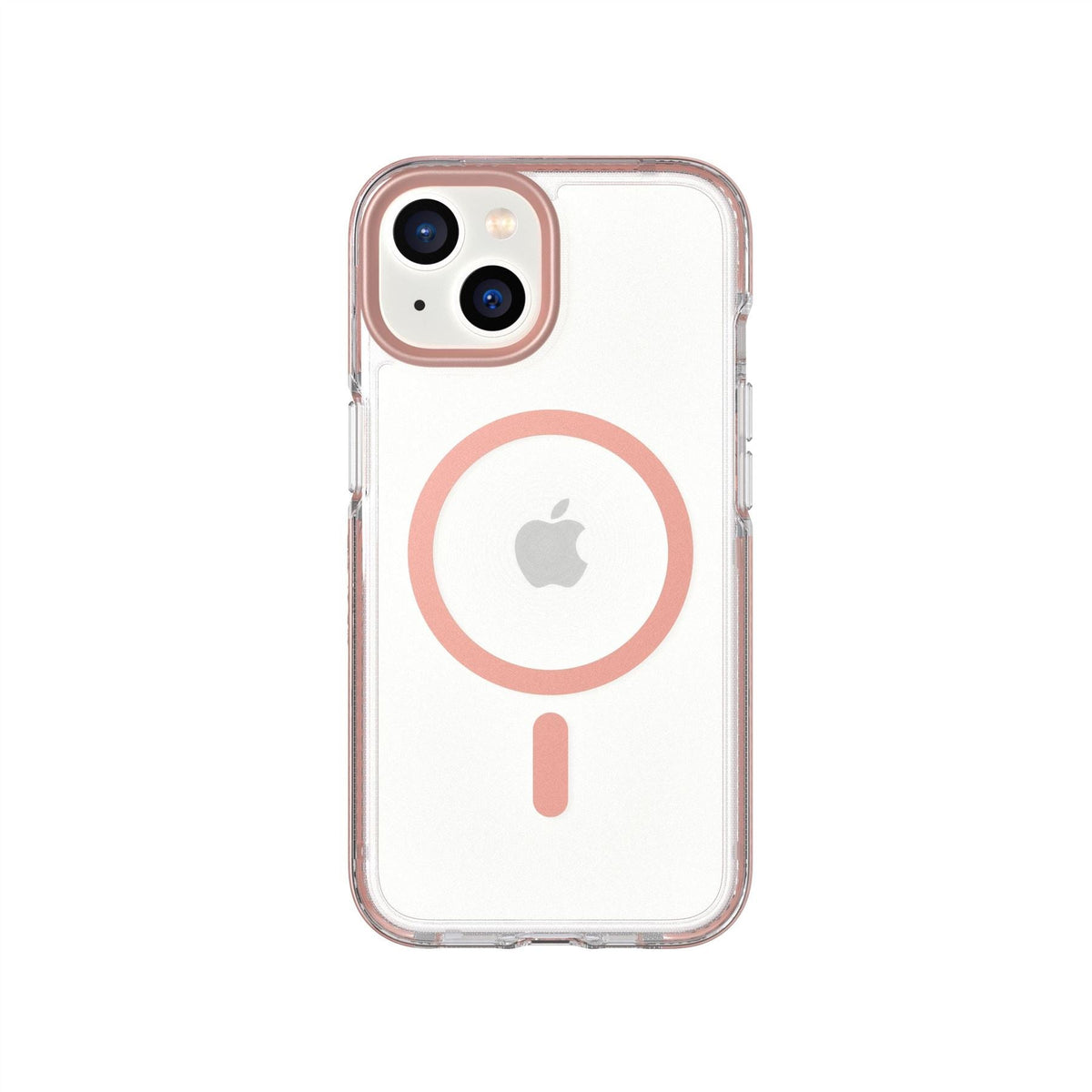 EvoCrystal MagSafe - Apple iPhone 17e/16e/15/14/13 Case - Clear/Rose Gold