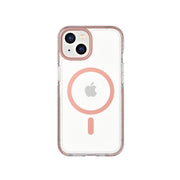 EvoCrystal MagSafe - Apple iPhone 17e/16e/15/14/13 Case - Clear/Rose Gold