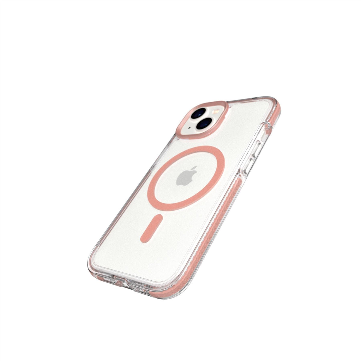 EvoCrystal MagSafe - Apple iPhone 17e/16e/15/14/13 Case - Clear/Rose Gold