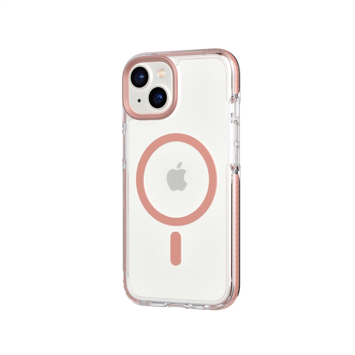 EvoCrystal MagSafe - Apple iPhone 17e/16e/15/14/13 Case - Clear/Rose Gold