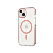 EvoCrystal MagSafe - Apple iPhone 17e/16e/15/14/13 Case - Clear/Rose Gold