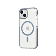 EvoCrystal MagSafe - Apple iPhone 17e/16e/15/14/13 Case - Clear/Steel Blue
