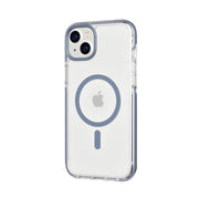 EvoCrystal - Apple iPhone 14 Plus Case MagSafe Compatible - Steel Blue