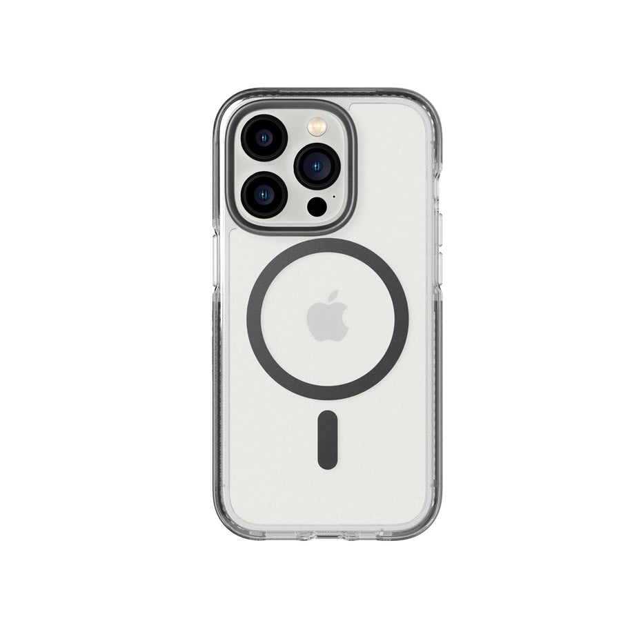 EvoCrystal - Apple iPhone 14 Pro Case MagSafe Compatible - Graphite Black