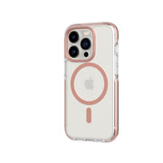 EvoCrystal - Apple iPhone 14 Pro Case MagSafe Compatible - Rose Gold