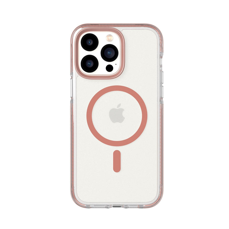 EvoCrystal - Apple iPhone 14 Pro Max Case MagSafe Compatible - Rose Gold