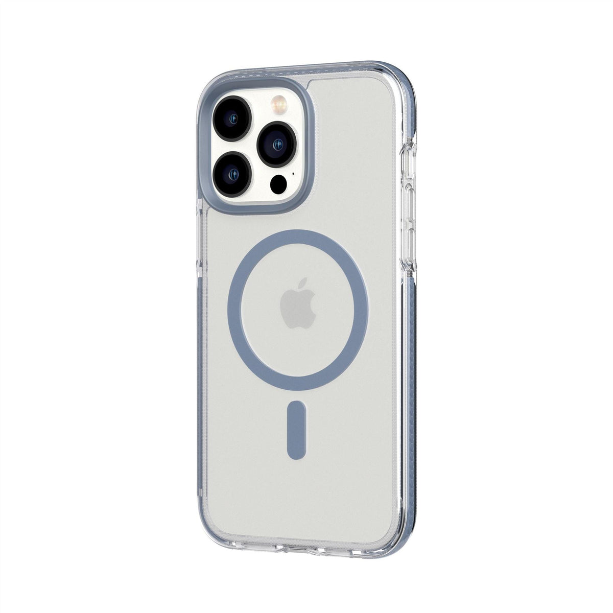 EvoCrystal - Apple iPhone 14 Pro Max Case MagSafe Compatible - Steel Blue
