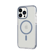 EvoCrystal - Apple iPhone 14 Pro Max Case MagSafe Compatible - Steel Blue