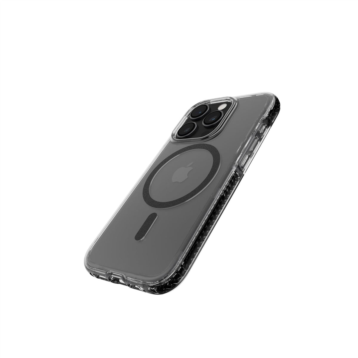 EvoCrystal - Apple iPhone 15 Pro Case MagSafe Compatible - Black Titanium