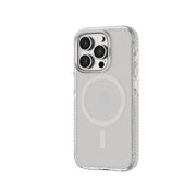 EvoCrystal - Apple iPhone 15 Pro Case MagSafe Compatible - White Titanium