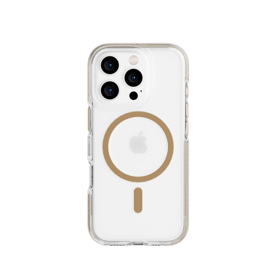 EvoCrystal - Apple iPhone 16 Pro Case MagSafe Compatible - Gold