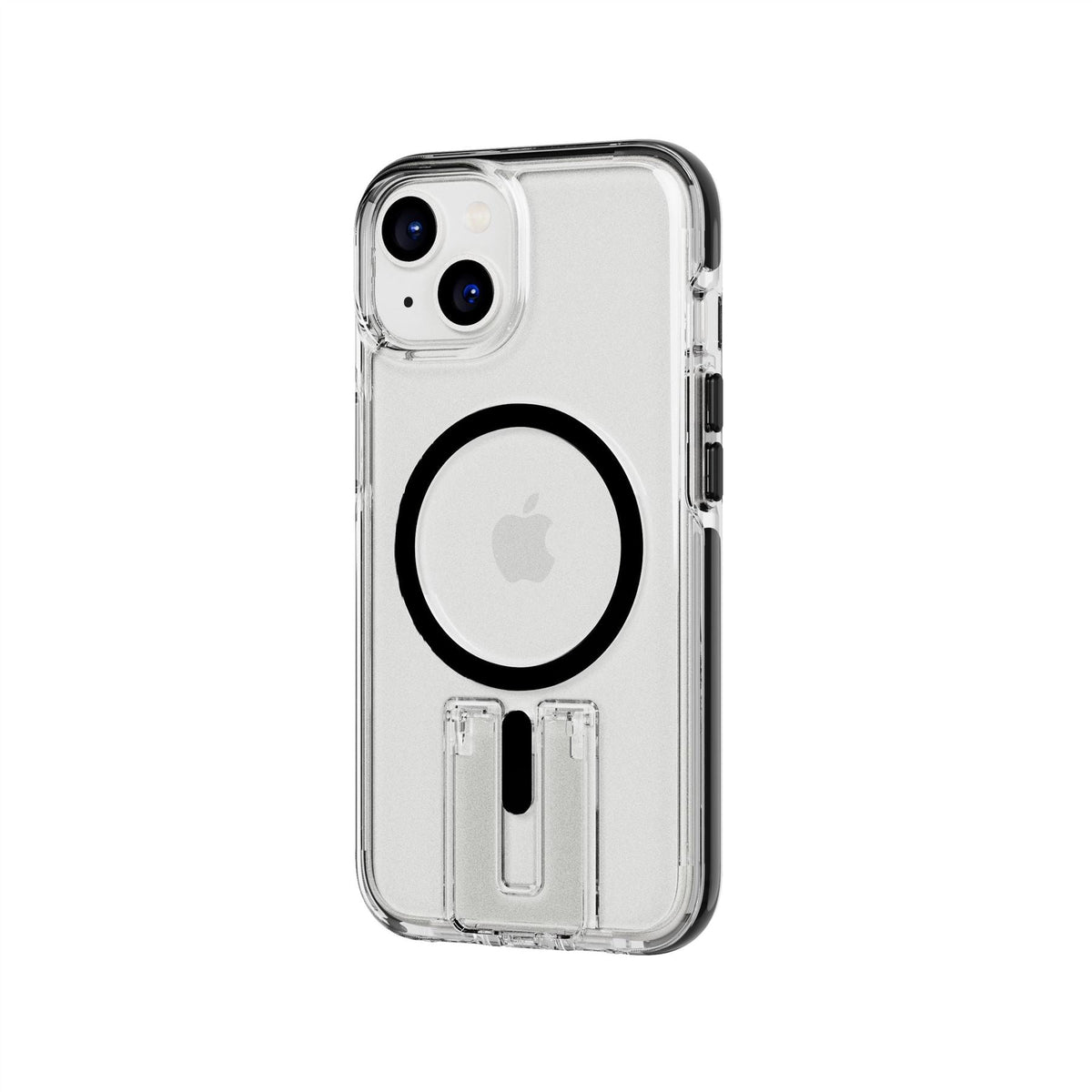 EvoCrystal Kick MagSafe - Apple iPhone 17e/16e/15/14/13 Case - Clear/Black