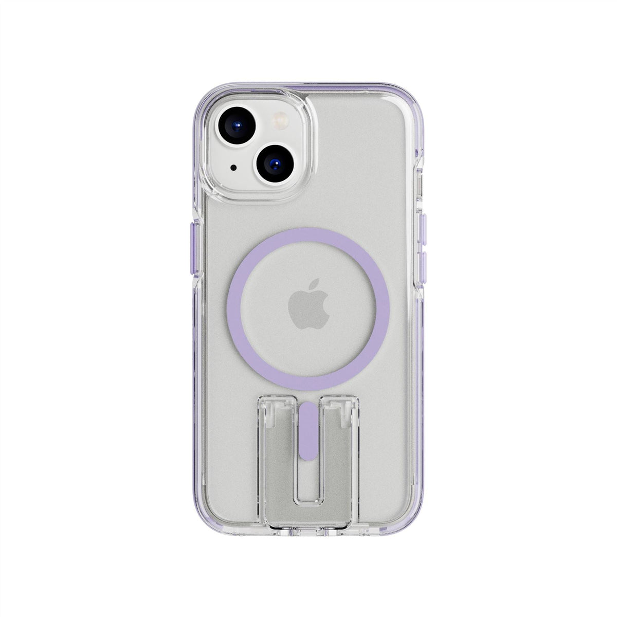 EvoCrystal Kick MagSafe - Apple iPhone 17e/16e/15/14/13 Case - Clear/Lilac