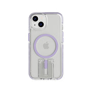 EvoCrystal Kick MagSafe - Apple iPhone 17e/16e/15/14/13 Case - Clear/Lilac