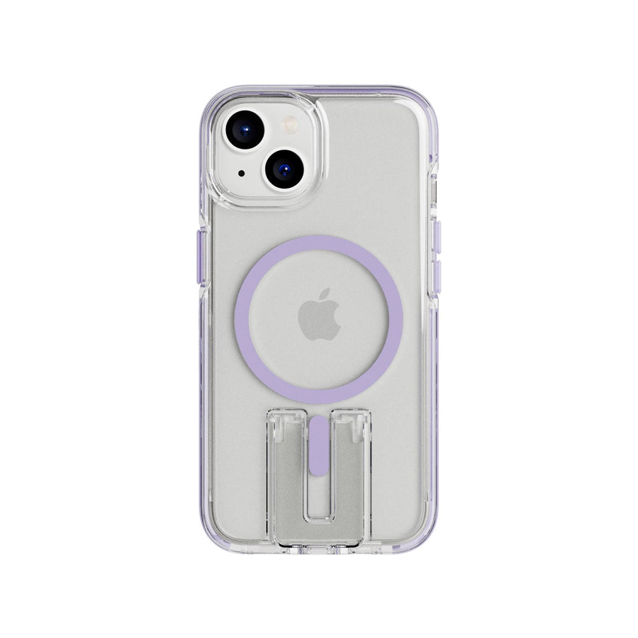 EvoCrystal Kick MagSafe - Apple iPhone 17e/16e/15/14/13 Case - Clear/Lilac