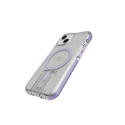 EvoCrystal Kick MagSafe - Apple iPhone 17e/16e/15/14/13 Case - Clear/Lilac