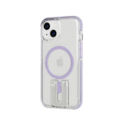 EvoCrystal Kick MagSafe - Apple iPhone 17e/16e/15/14/13 Case - Clear/Lilac