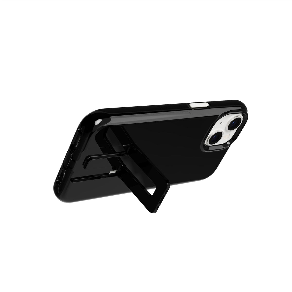 EvoCrystal Kick MagSafe - Apple iPhone 17e/16e/15/14/13 Case - Obsidian Black