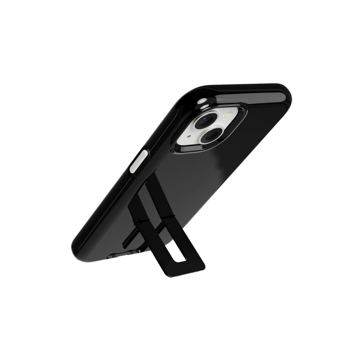 EvoCrystal Kick MagSafe - Apple iPhone 17e/16e/15/14/13 Case - Obsidian Black