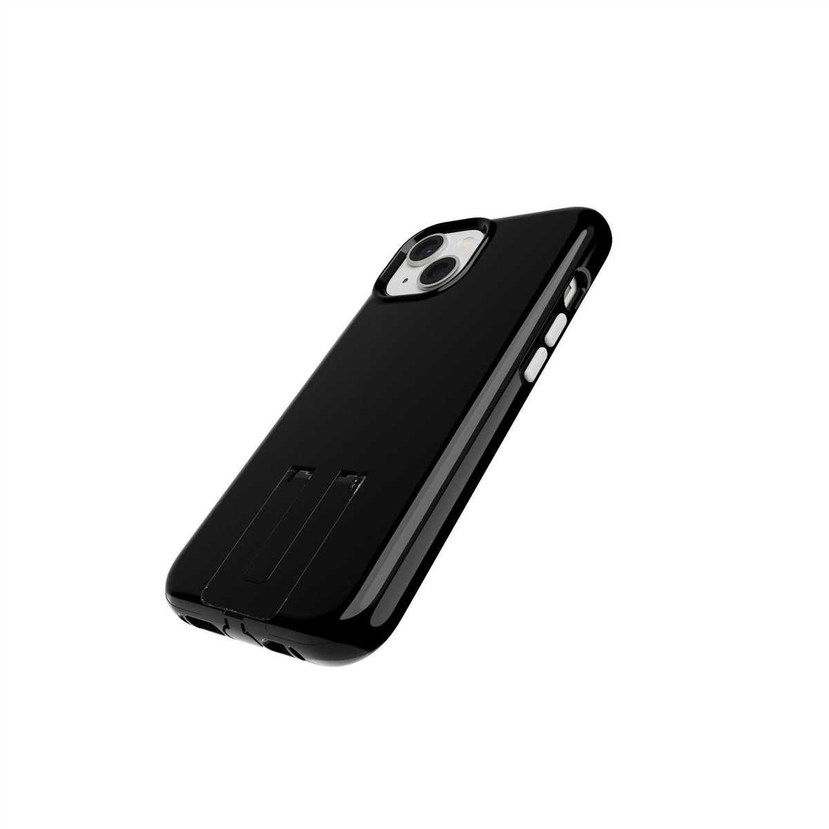 EvoCrystal Kick MagSafe - Apple iPhone 17e/16e/15/14/13 Case - Obsidian Black