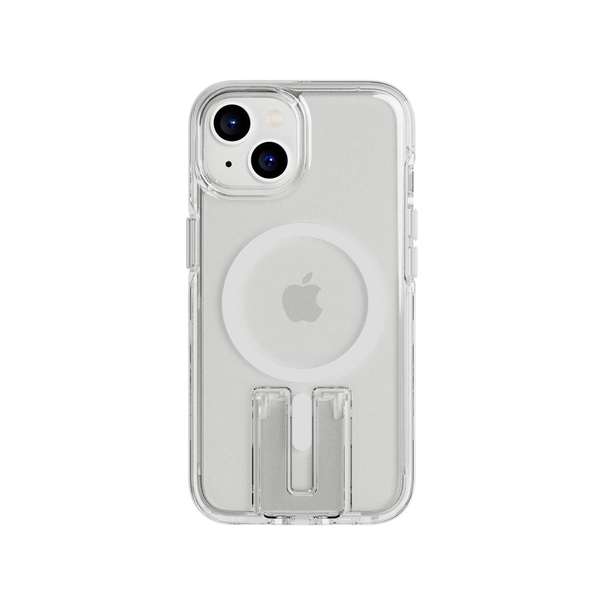 EvoCrystal Kick MagSafe - Apple iPhone 17e/16e/15/14/13 Case - Clear/White