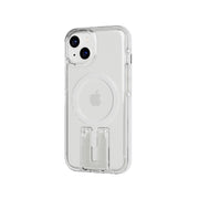 EvoCrystal Kick MagSafe - Apple iPhone 17e/16e/15/14/13 Case - Clear/White