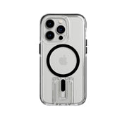 EvoCrystal Kick - Apple iPhone 14 Pro Case MagSafe Compatible - Clear Black