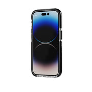 EvoCrystal Kick - Apple iPhone 14 Pro Case MagSafe Compatible - Clear Black