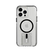 EvoCrystal Kick - Apple iPhone 14 Pro Max Case MagSafe Compatible - Clear Black