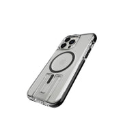 EvoCrystal Kick - Apple iPhone 14 Pro Max Case MagSafe Compatible - Clear Black