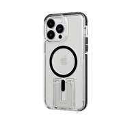 EvoCrystal Kick - Apple iPhone 14 Pro Max Case MagSafe Compatible - Clear Black