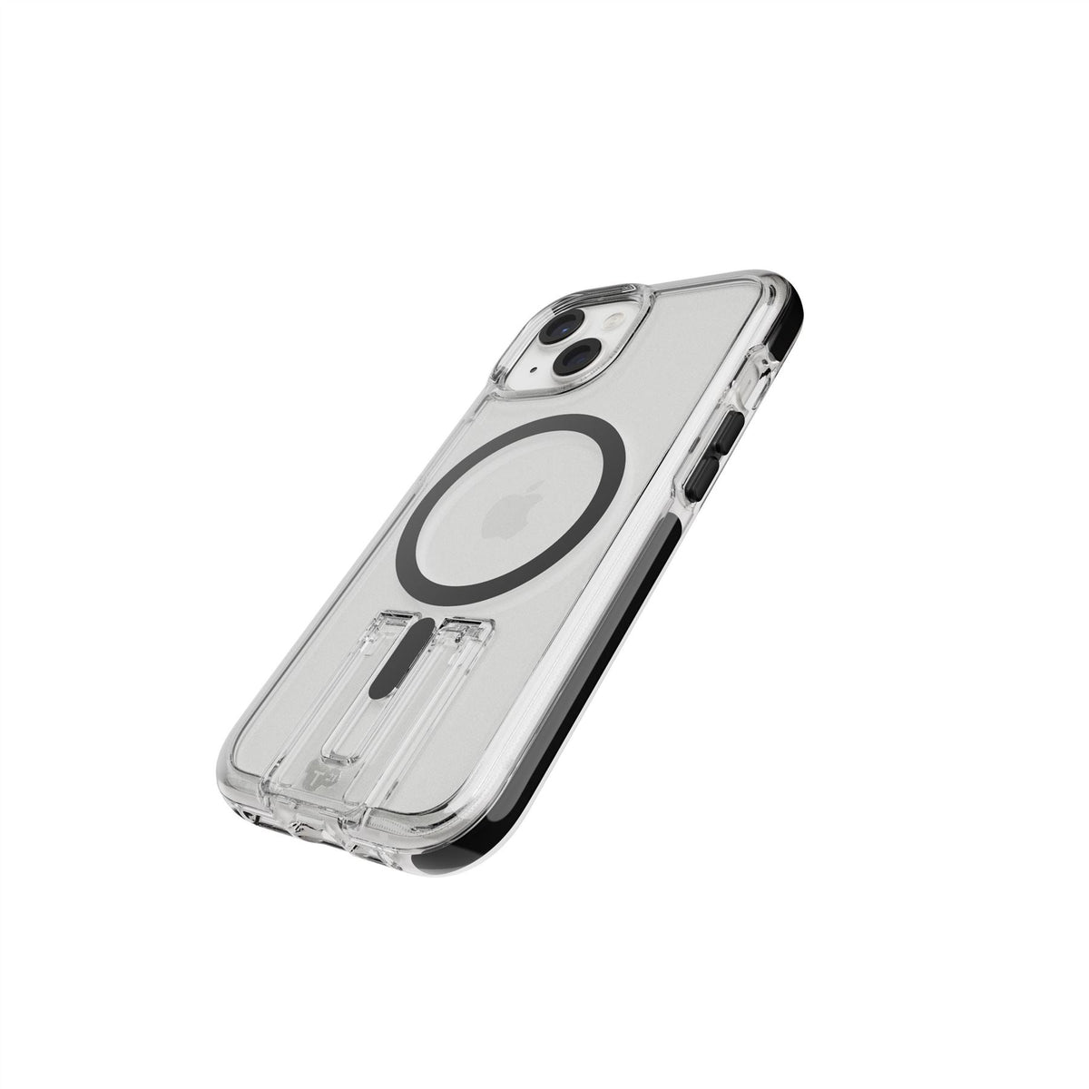 EvoCrystal Kick MagSafe - Apple iPhone 17e/16e/15/14/13 Case - Clear/Black