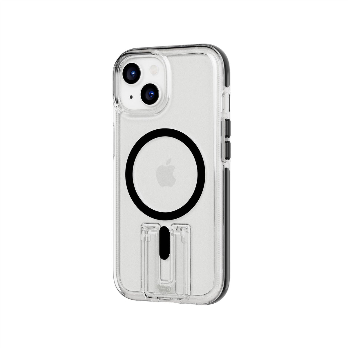 EvoCrystal Kick MagSafe - Apple iPhone 17e/16e/15/14/13 Case - Clear/Black