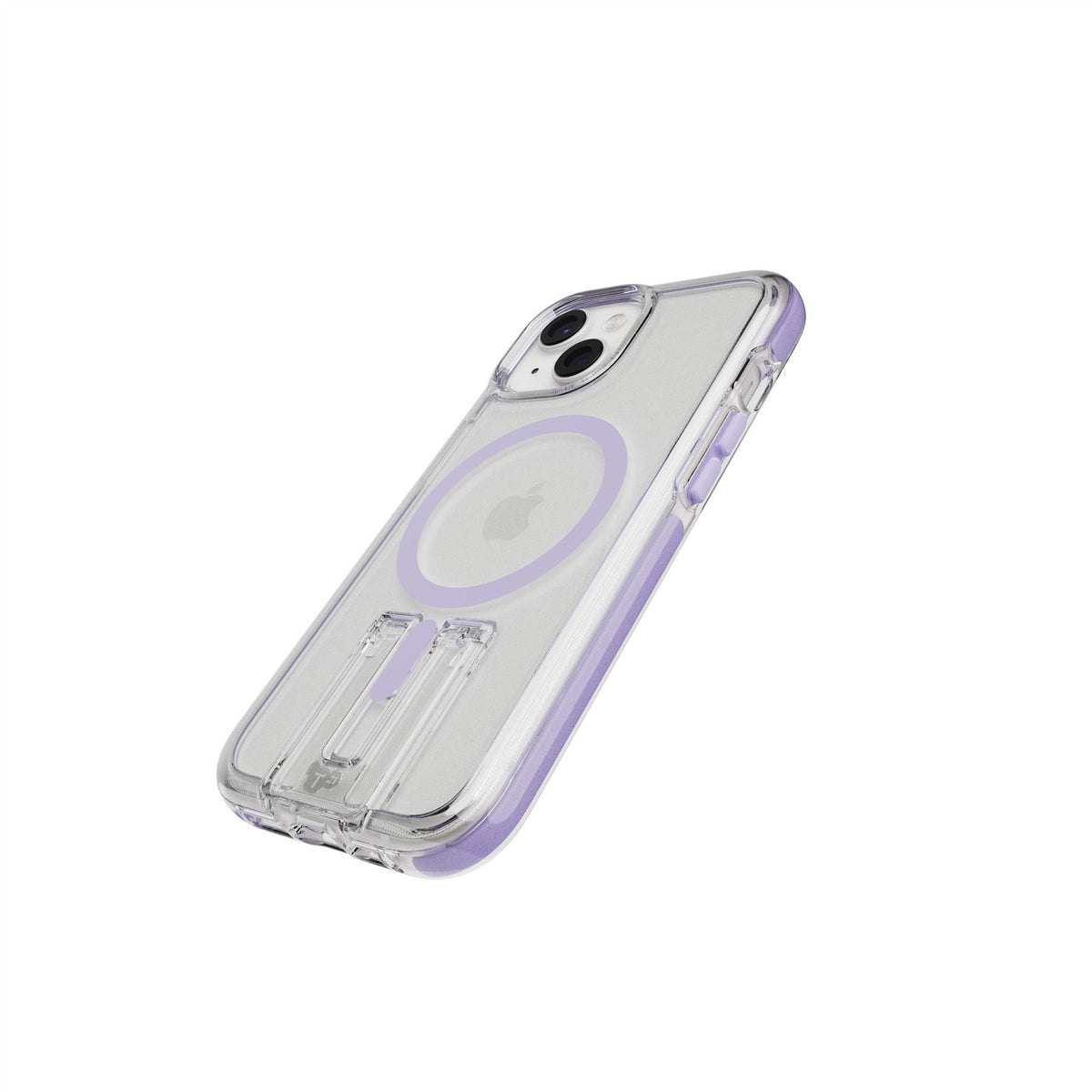 EvoCrystal Kick MagSafe - Apple iPhone 17e/16e/15/14/13 Case - Clear/Lilac