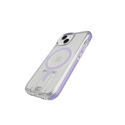 EvoCrystal Kick MagSafe - Apple iPhone 17e/16e/15/14/13 Case - Clear/Lilac