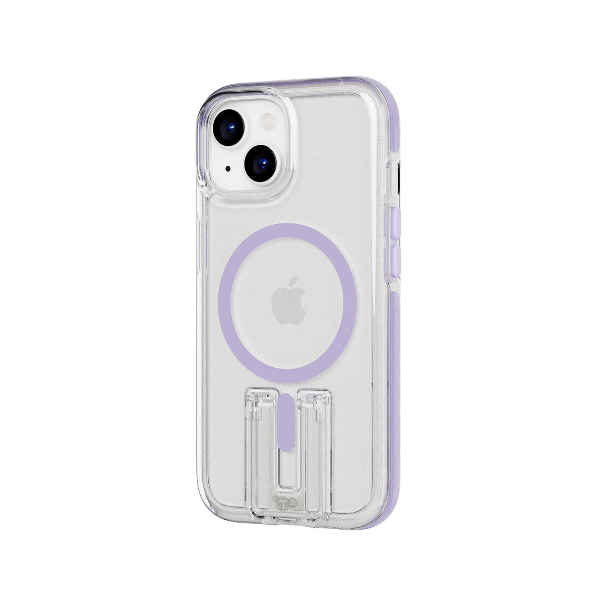 EvoCrystal Kick MagSafe - Apple iPhone 17e/16e/15/14/13 Case - Clear/Lilac