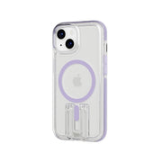 EvoCrystal Kick MagSafe - Apple iPhone 17e/16e/15/14/13 Case - Clear/Lilac