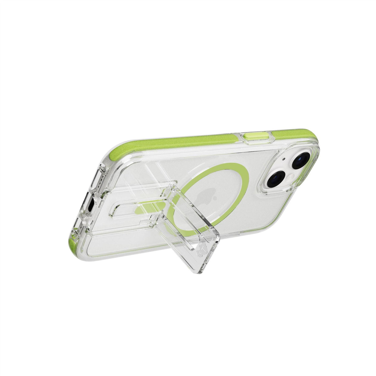 EvoCrystal Kick MagSafe - Apple iPhone 17e/16e/15/14/13 Case - Lime