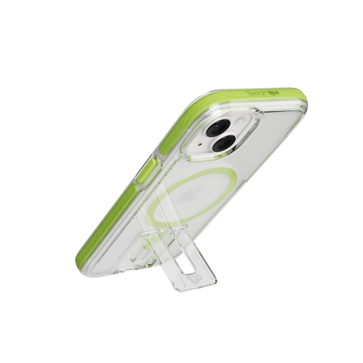 EvoCrystal Kick MagSafe - Apple iPhone 17e/16e/15/14/13 Case - Lime