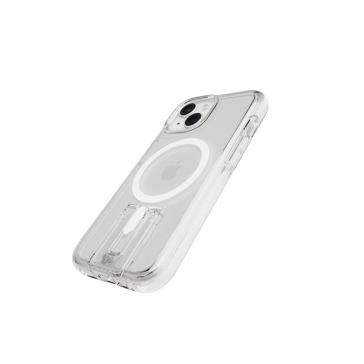 EvoCrystal Kick MagSafe - Apple iPhone 17e/16e/15/14/13 Case - Clear/White