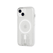 EvoCrystal Kick MagSafe - Apple iPhone 17e/16e/15/14/13 Case - Clear/White