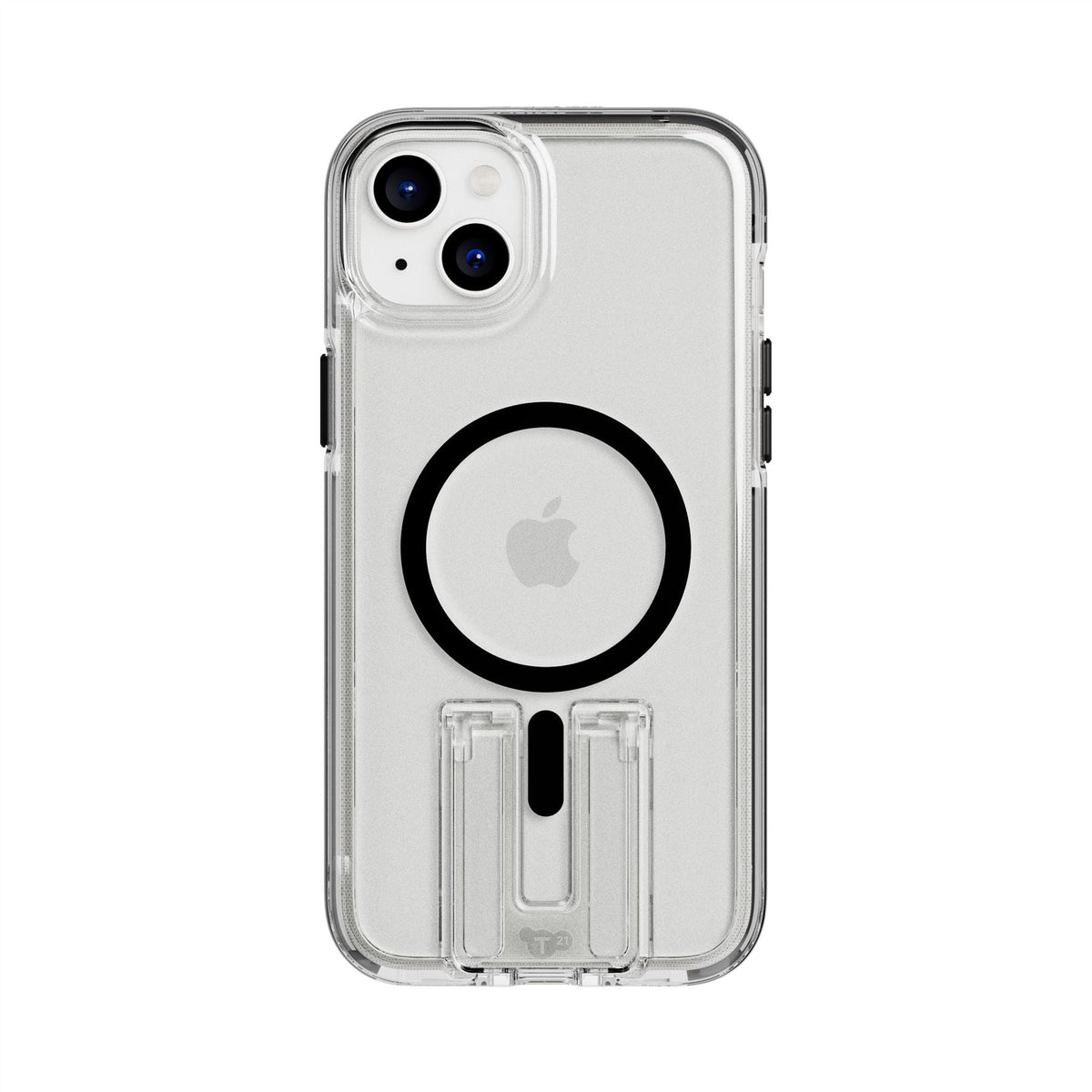 EvoCrystal Kick - Apple iPhone 15 Plus Case MagSafe Compatible - Clear Black